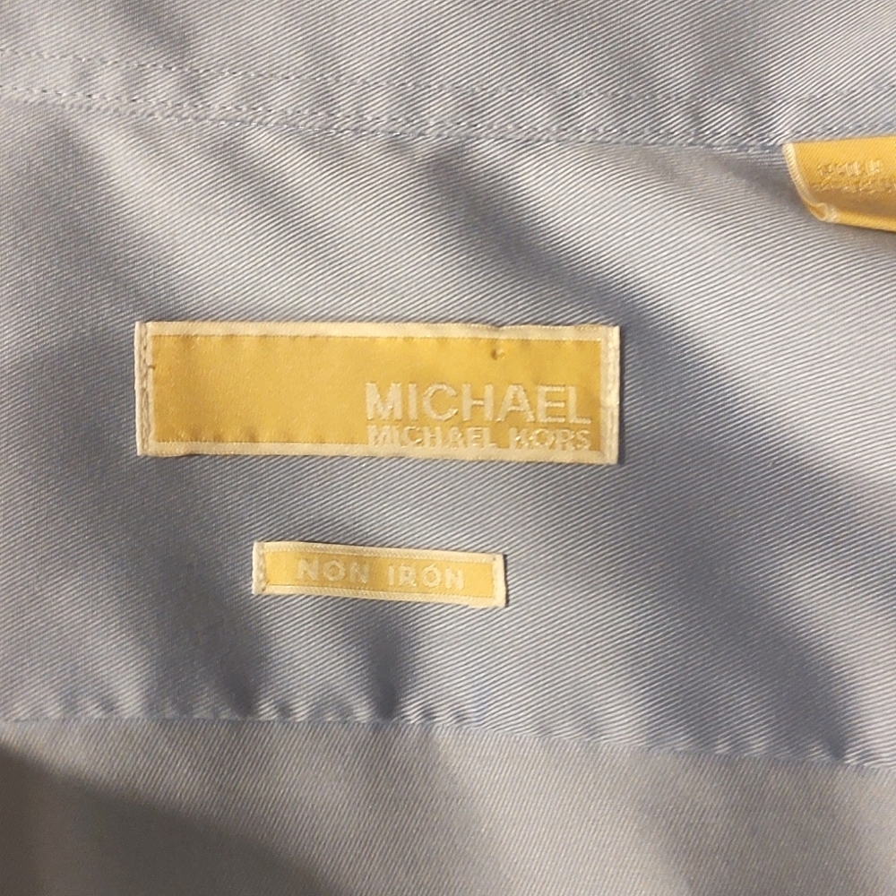 Michael Kors Light Blue Dress Shirt - Picture 3 of 3